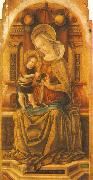 CRIVELLI, Carlo Virgin and Child Enthroned around Sweden oil painting artist